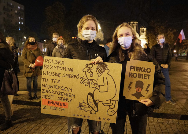 Strajk kobiet. Demonstracja w Częstochowie