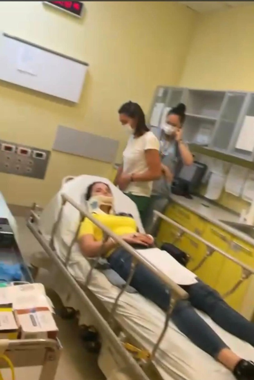 Barbara Bobak u bolnici posle tuče