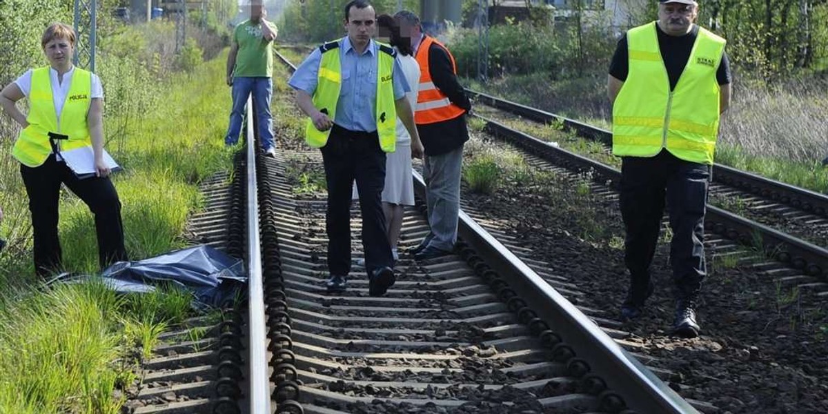 Wrocław, śmierć, pociąg, potrącenie, tory