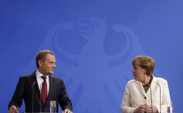 Donald Tusk i Angela Merkel
