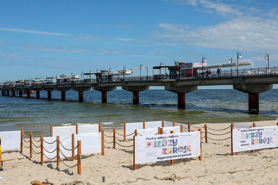 Budowa plaży sektorowej w Międzyzdrojach