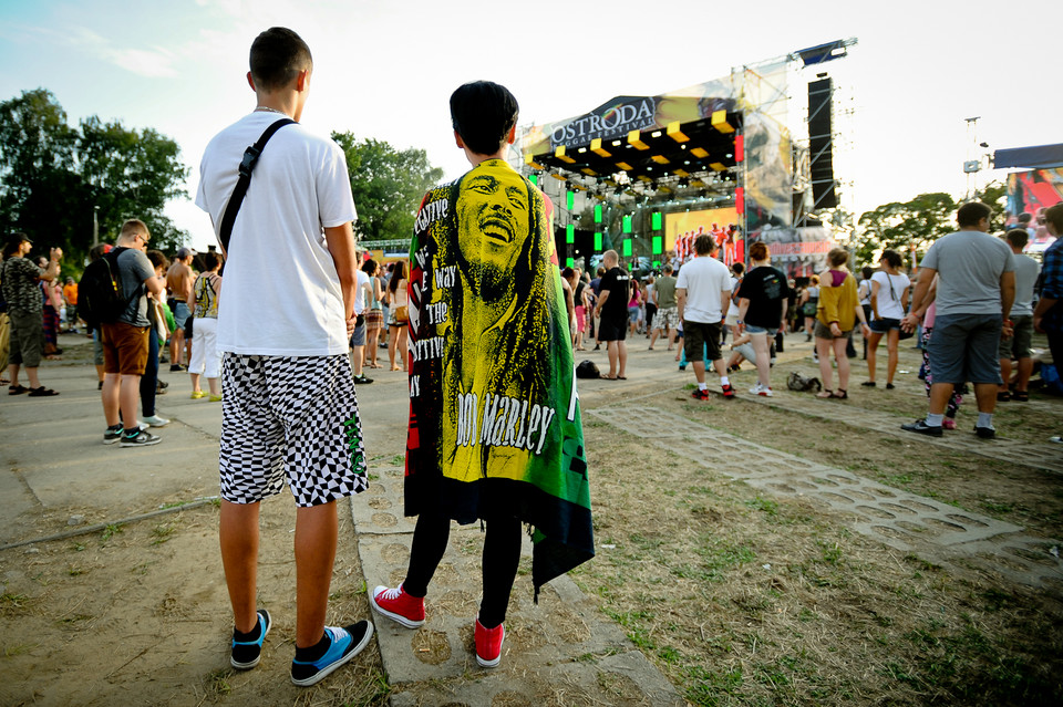 Publiczność na Ostróda Reggae Festival 2013 - dzień pierwszy