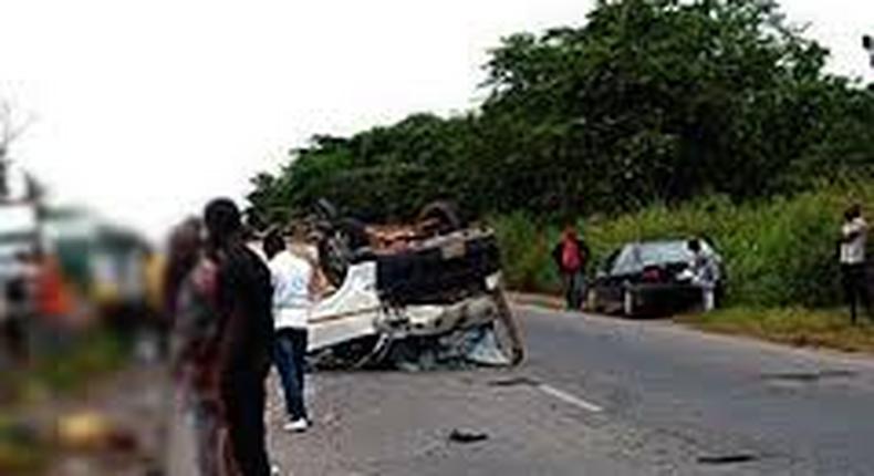 Photo from the scene of the accident (Illustration)