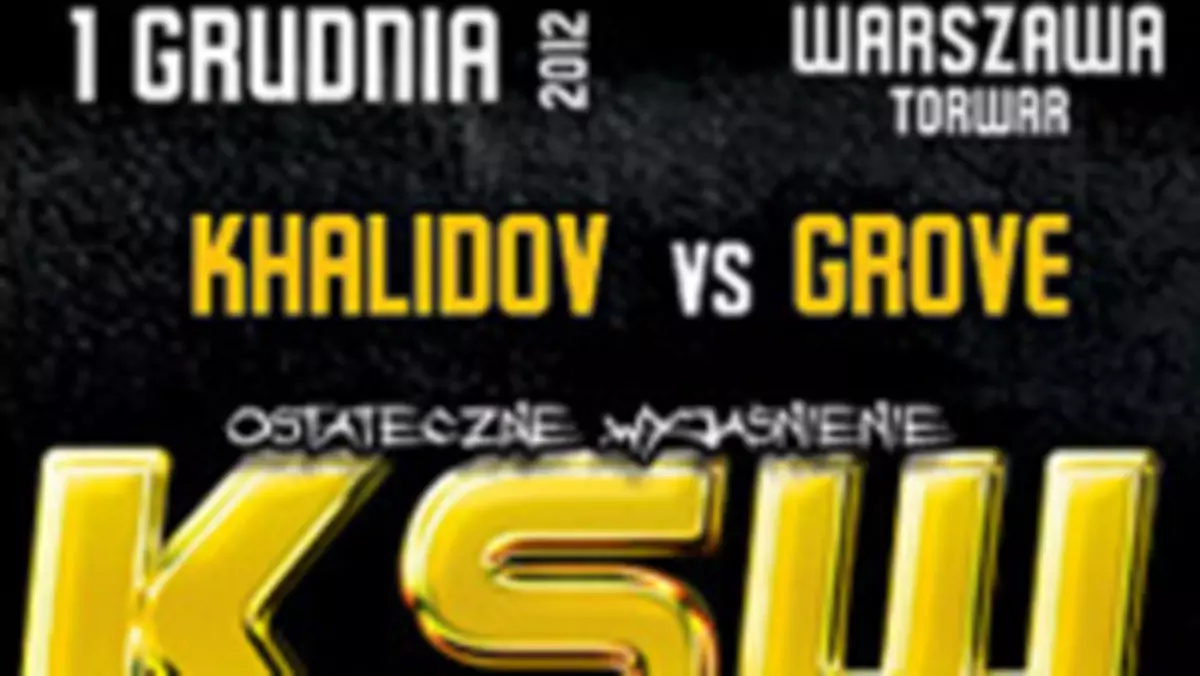 KSW 21: Mamed Khalidov i inni. Będzie transmisja online?