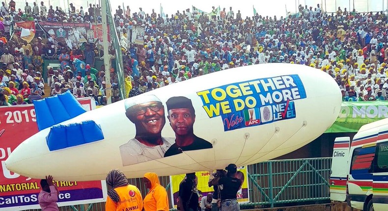 Buhari Lagos APC Presidential Rally