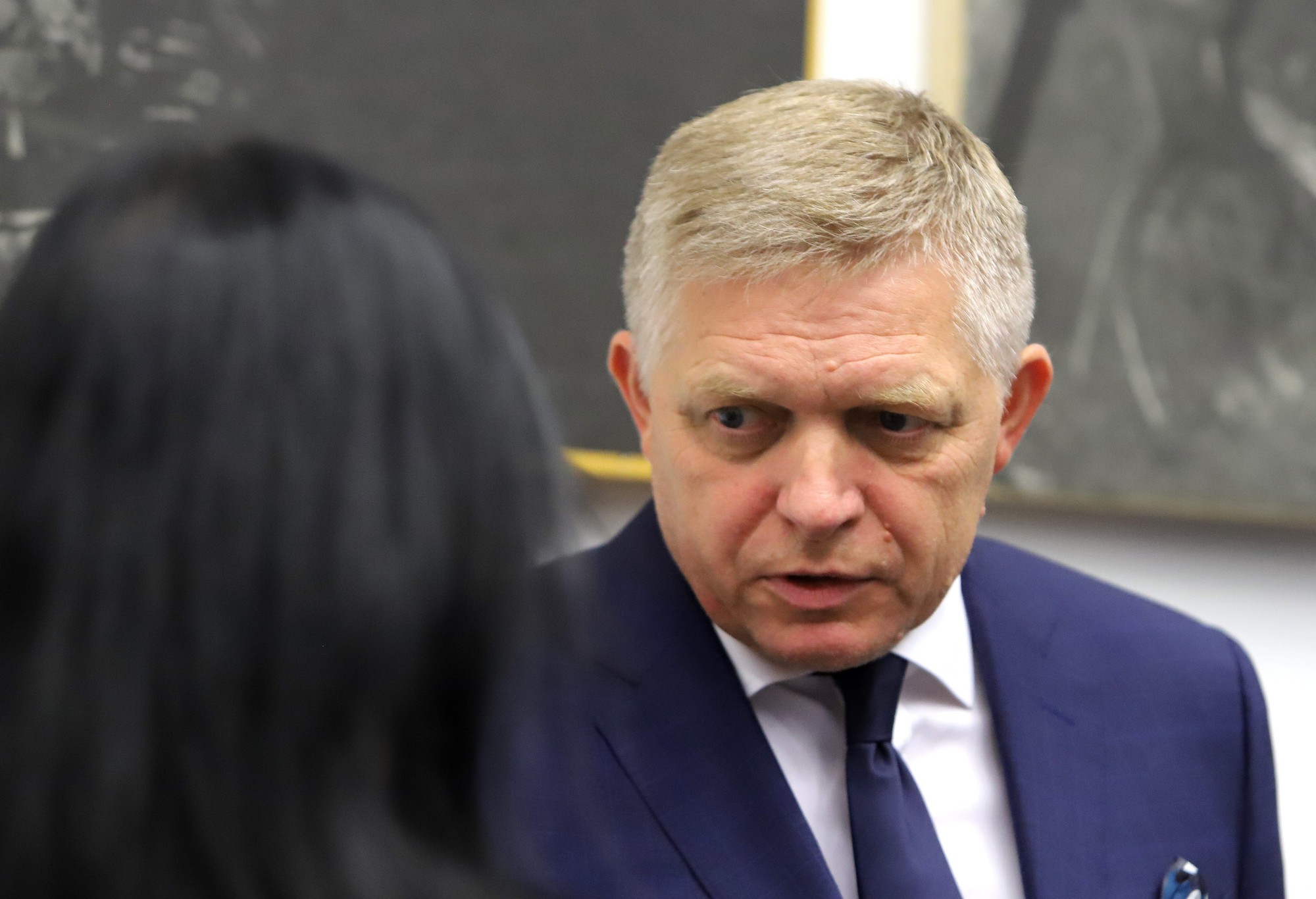 Predseda vlády SR Robert Fico (Smer-SD) absolvoval regionálny výjazd v Handlovej.