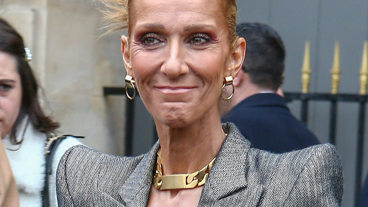 Przeraźliwie chuda Celine Dion w Paryżu