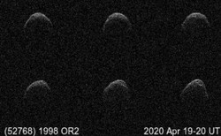Duża planetoida "z maseczką" przeleciała dzisiaj obok Ziemi