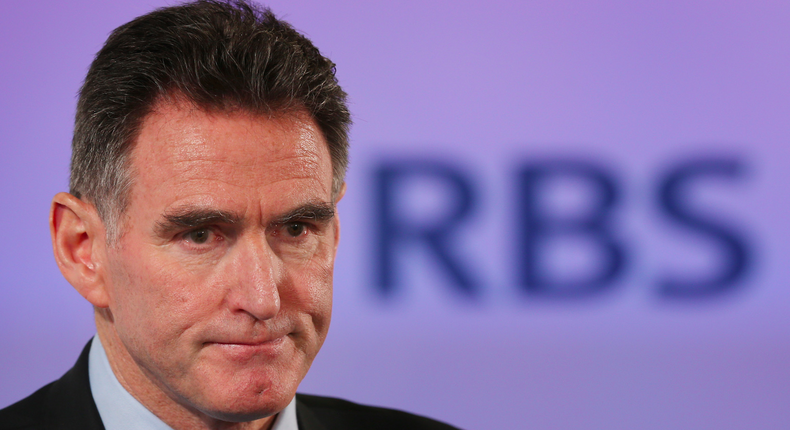 Ross McEwan, Chief Executive of RBS (Royal Bank of Scotland).