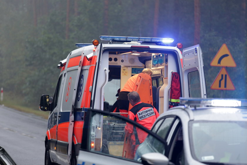 Wypadek w Zielonej Górze. Auto wbiło się w drzewo 