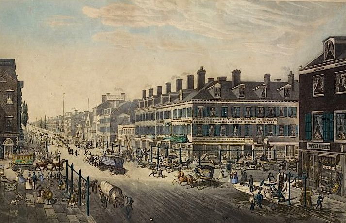 Broadway, Nowy Jork (1834 rok)