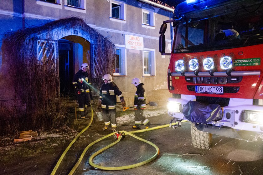 Pożar w powiecie kłodzkim