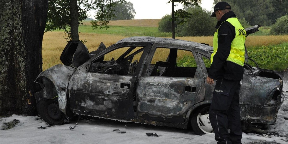 Wypadek na trasie Lidzbark Warmiński-Orneta