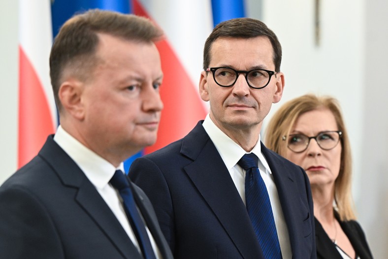 Mariusz Błaszczak i Mateusz Morawiecki