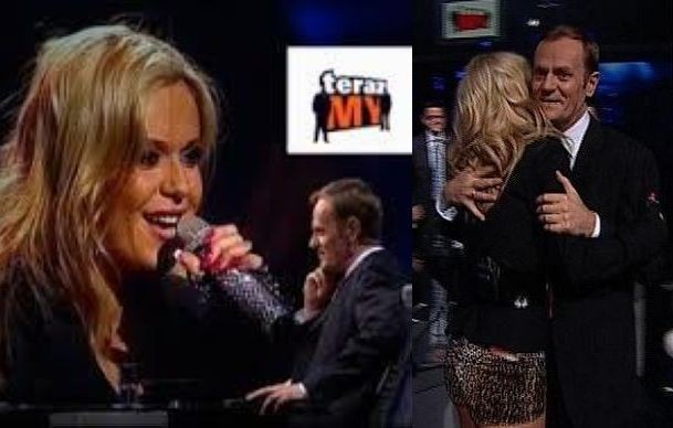 Doda i Donald Tusk w programie 'Teraz My'