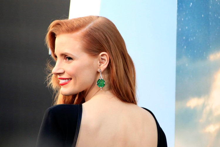 Jessica Chastain na premierze filmu 'Interstellar'