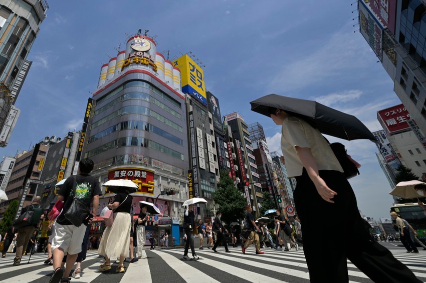 Vrućine u Japanu - Tokio 14. jula