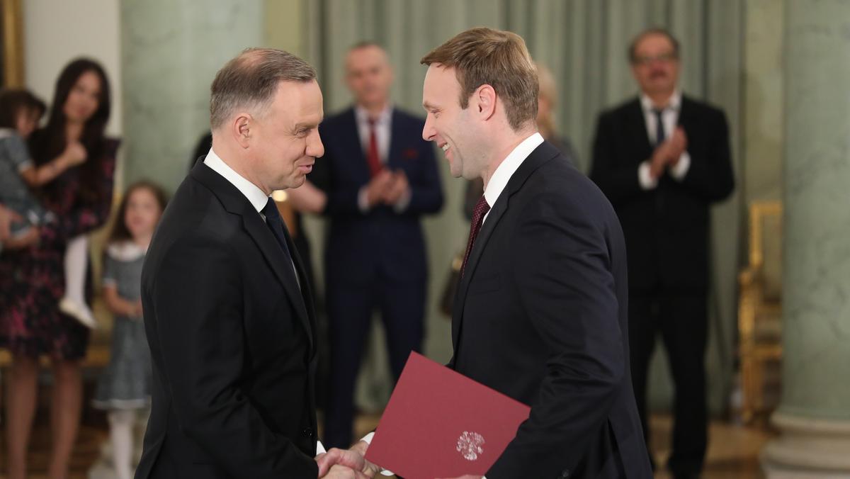 Prezydent Andrzej Duda i Marcin Mastalerek