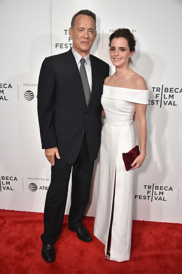 Tom Hanks i Emma Watson na premierze filmu "The Circle. Krąg"
