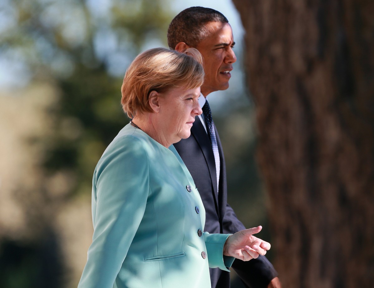 Angela Merkel i Barack Obama