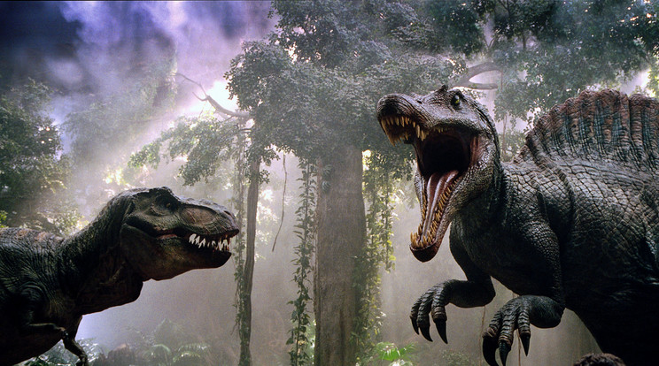 Dinók párviadala a Jurassic Park III.-ban (Fotó: RAS-archív)