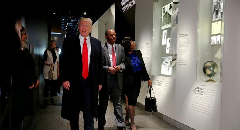 Trump National Museum of African American History and Culture Ben Carson