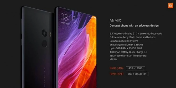 Xiaomi Mi Mix to nowy flagowiec Chińczyków