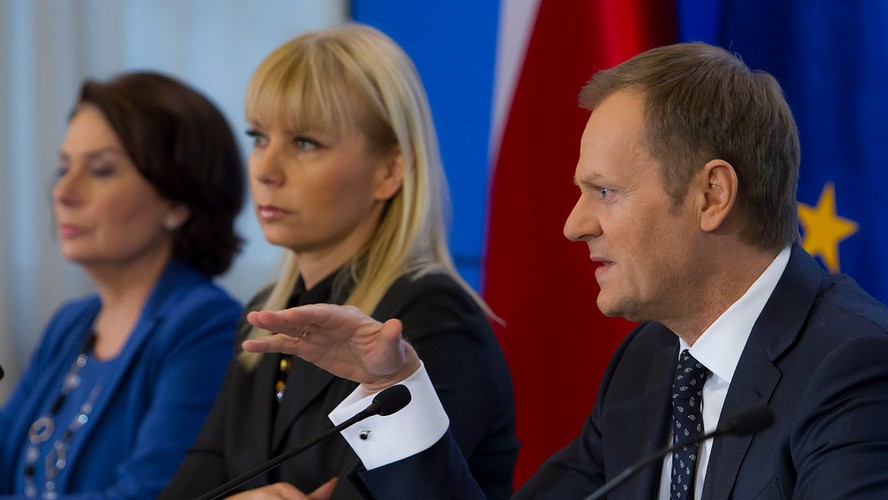 Małgorzata Kidawa-Błońska, Elżbieta Bieńkowska, Donald Tusk
