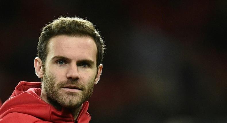 Manchester United's Spanish midfielder Juan Mata was one of several first-choice players who missed Saturday's frustrating goalless draw at home to West Bromwich Albion