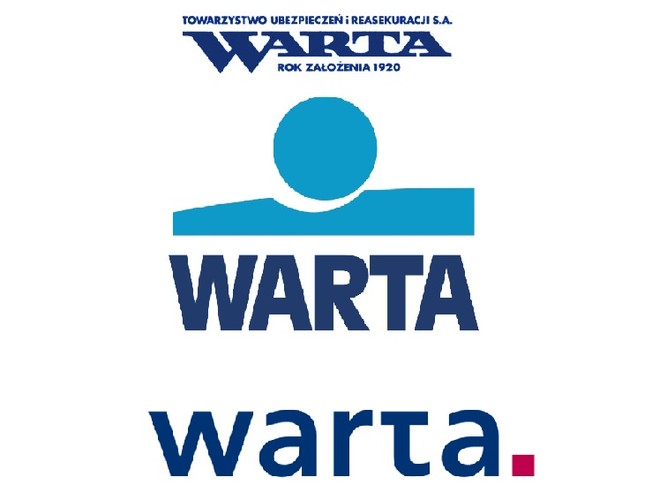 W 2012 r. logo zmieniło i TUiR Warta. Nowy symbol nawiązuje do stylistyki stosowanej przez Grupę Talanx, która jest nowym głównym akcjonariuszem polskiej spółki. Autorom projektu udało się jednak równocześnie zachować ciągłość z marką funkcjonującą na naszym rynku od 1920 r.