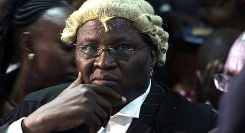 Lawyer Assa Nyakundi during a past court session