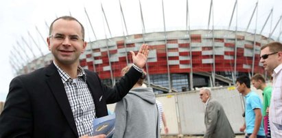 Poseł PO lansował się na Stadionie Narodowym