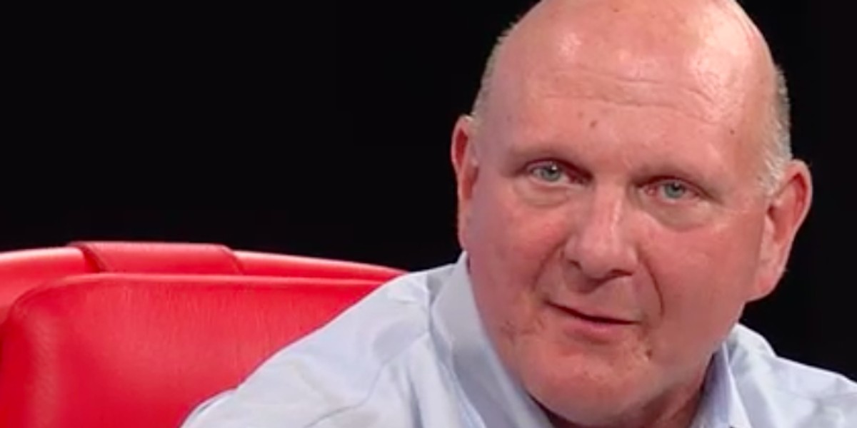 Steve Ballmer at the 2017 Code Conference in LA