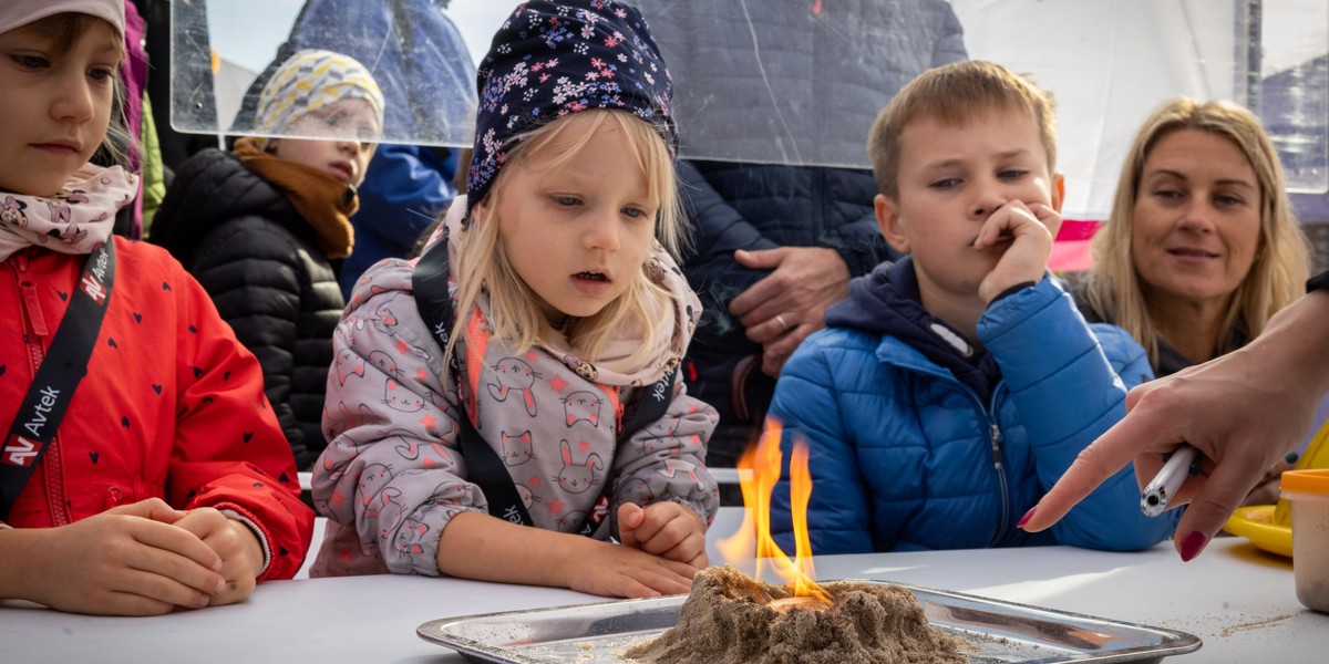 Śląski Festiwal Nauki. Zajęcia dla najmłodszych. 