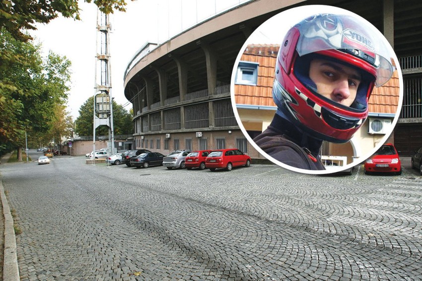 Oteti Vuk izbačen je na parking ispred stadiona