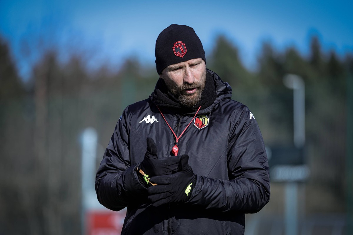 28.02.2023 BIALYSTOK (POLAND) PILKA NOZNA (FOOTBALL) PKO BANK POLSKI EKSTRAKLASA SEZON 2022/2023 (POLISH TOP LEAGUE) - TRENING JAGIELLONIA BIALYSTOK NZ MACIEJ STOLARCZYK FOTO KAMIL SWIRYDOWICZ / CYFRASPORT / NEWSPIX.PL --- Newspix.pl *** Local Caption *** www.newspix.pl mail us: info@newspix.pl call us: 0048 022 23 22 222 --- Polish Picture Agency by Ringier Axel Springer Poland