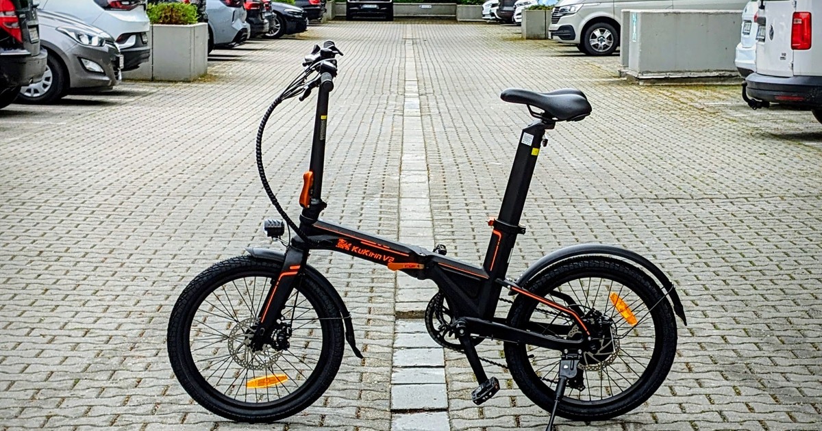 E-bike Kukirin V2 in the test: folding bike with 7-speed gears for 569 euros