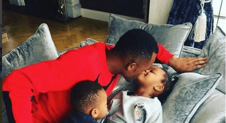 Jordan Ayew shares adorable moment with lovely kids