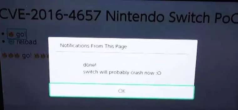Zabezpieczenia Nintendo Switch złamane?