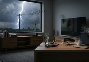 Strujni udar i kućni aparati - fotografija je generisana uz pomoć veštačke inteligencije