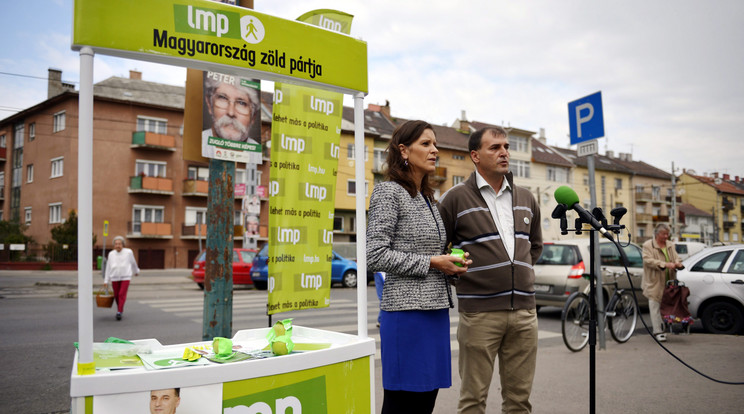 Szél Bernadett és Barta János még 2014-ben / Fotó: MTI  Beliczay László