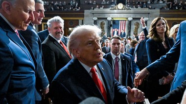 śmiech podczas orędzia trumpa. "to was śmieszy? chorzy ludzie"