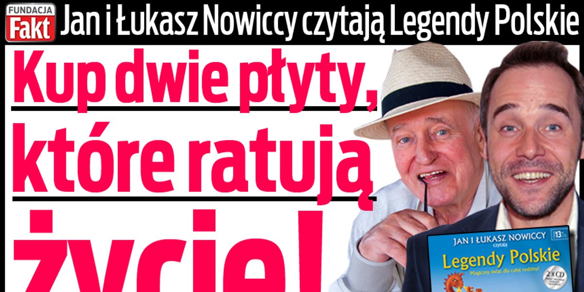 Jan i Łukasz Nowiccy nagrali razem płytę. Wielka akcja fundacji Faktu