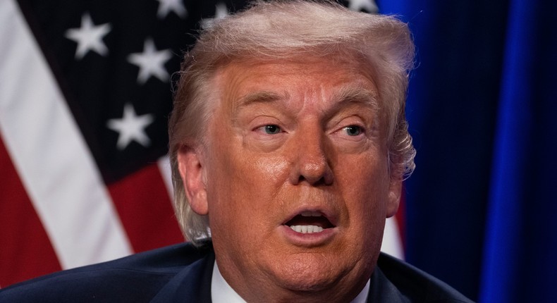 President Donald Trump speaks during a Latinos for Trump event at Trump National Doral Miami resort, Friday, Sept. 25, 2020, in Doral, Fla.Evan Vucci/Associated Press