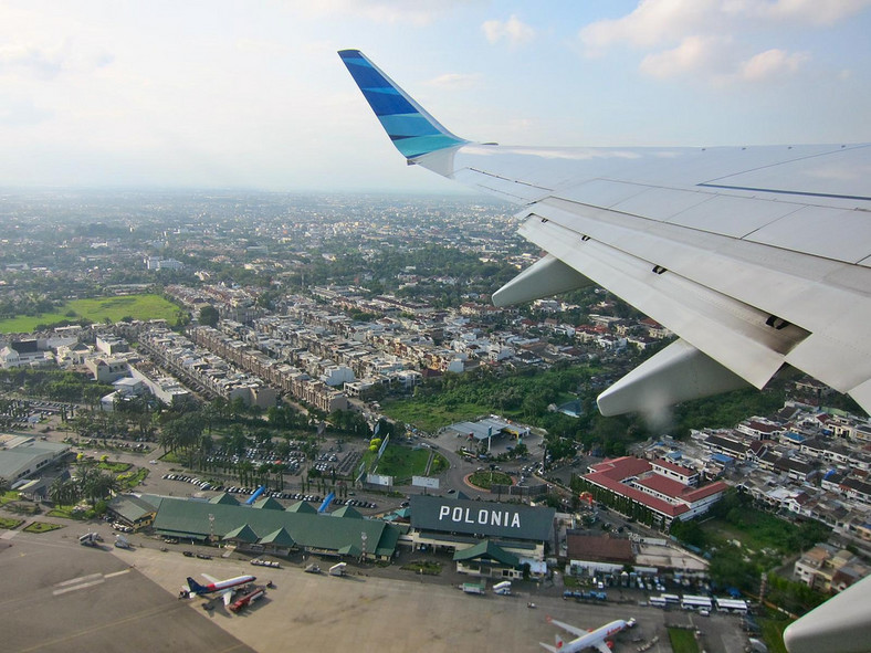 Lotnisko Polonia w Medan, Sumatra, Indonezja