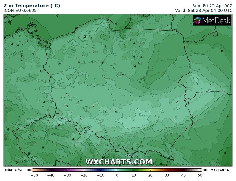 Nad ranem zrobi się chłodno. Lokalnie możliwe są przymrozki