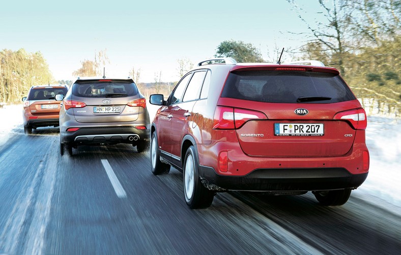 Mitsubishi Outlander kontra Kia Sorento i Hyundai Santa Fe: luksusowe diesle z napędem 4x4