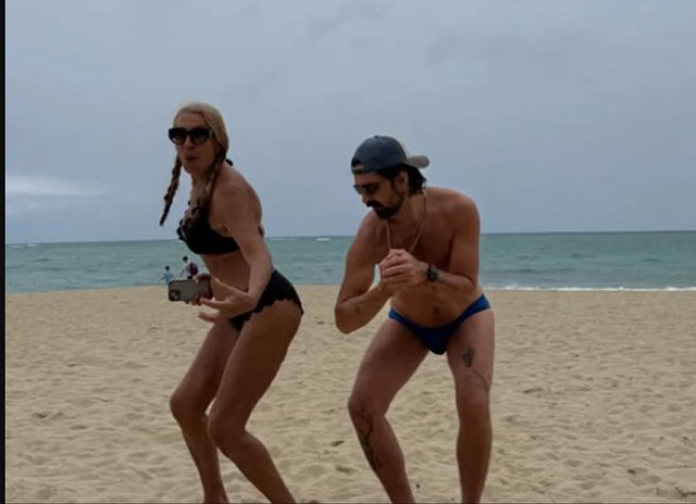 Verica i Veljko na plaži