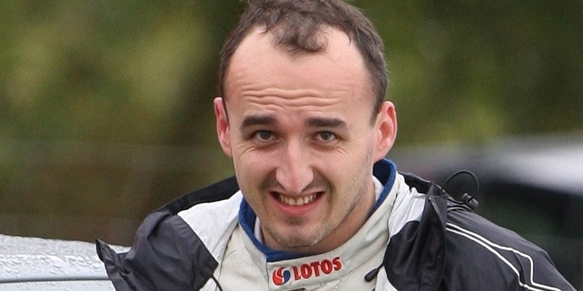 Robert Kubica na rajdzie Polski