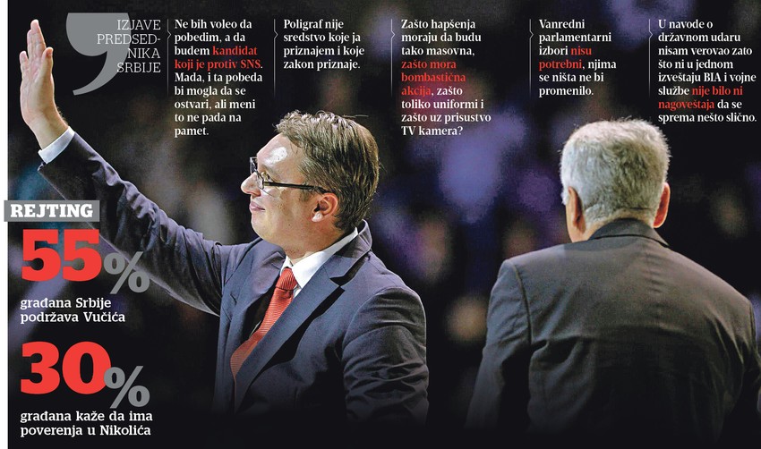 Aleksandar Vučić i Tomislav Nikolić